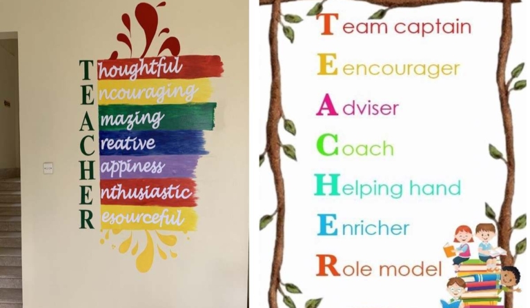 Teachers Day Invitation Card In English