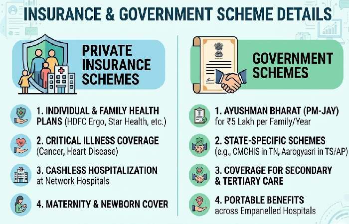 insurance & government scheme details