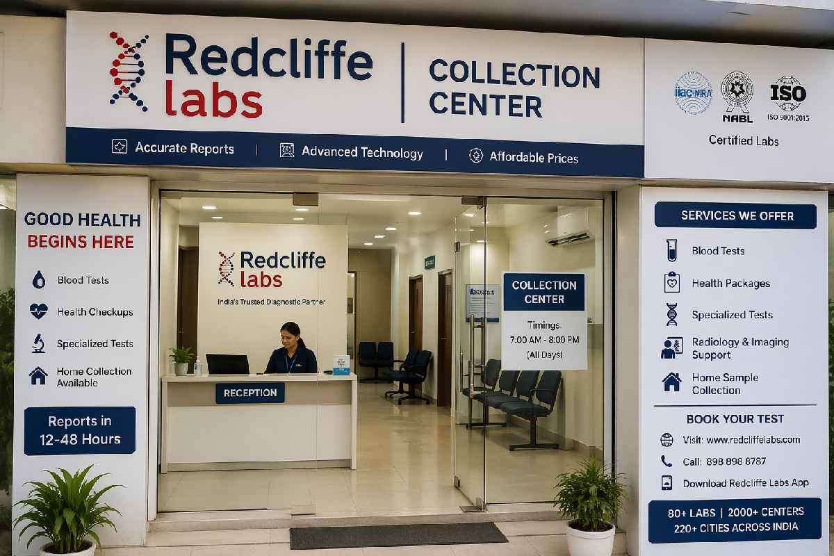 redcliffe labs - collection center