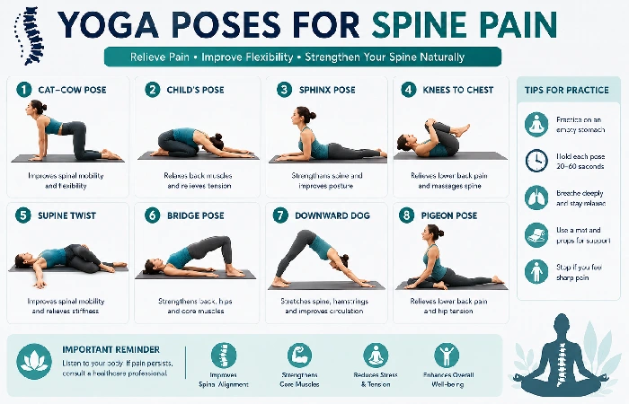 yoga poses for spine pain
