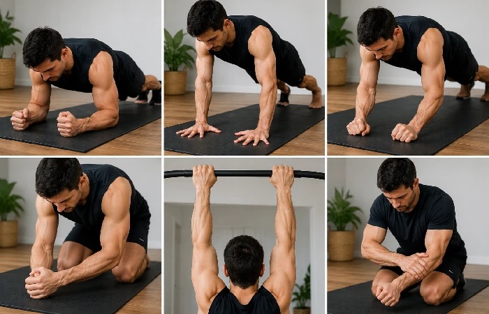 bodyweight forearm workout