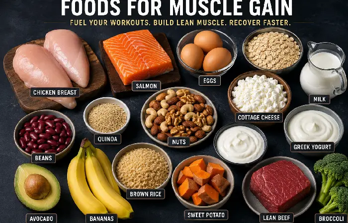 foods for muscle gain 