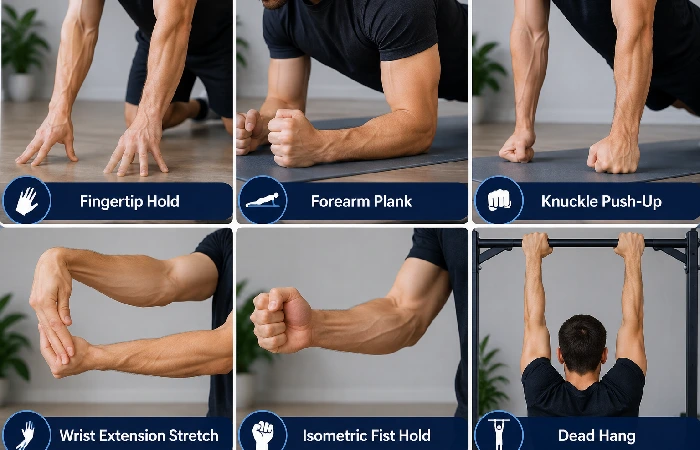 forearm exercises without equipment