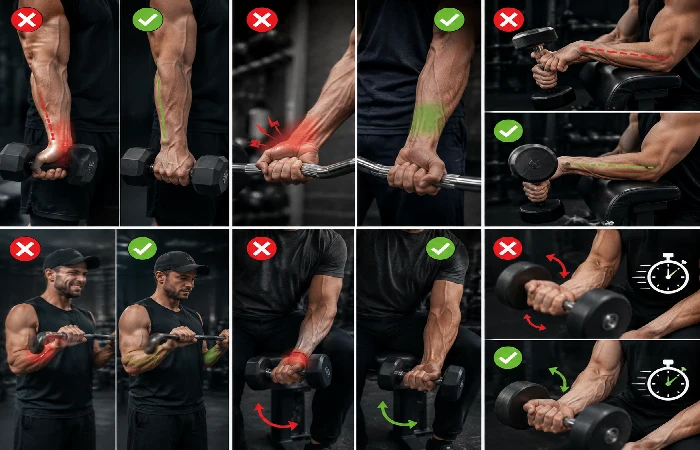 forearm workout mistakes