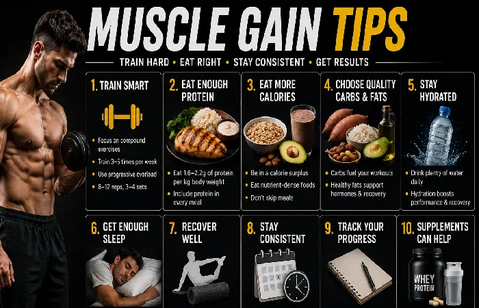 muscle gain tips