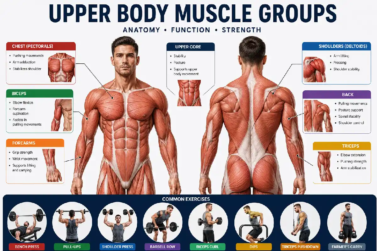 upper body muscle groups