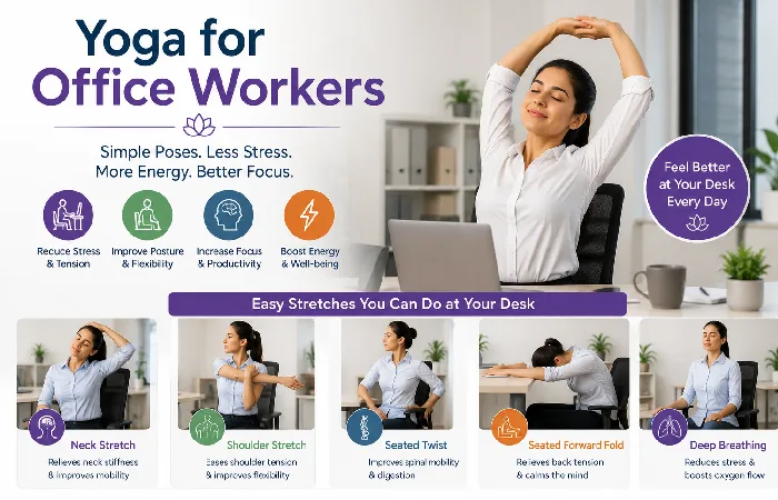 yoga for office workers