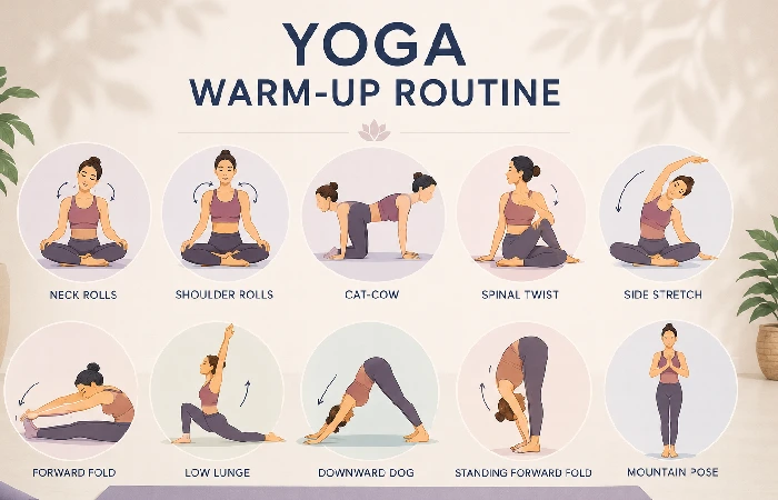 yoga warm-up routine