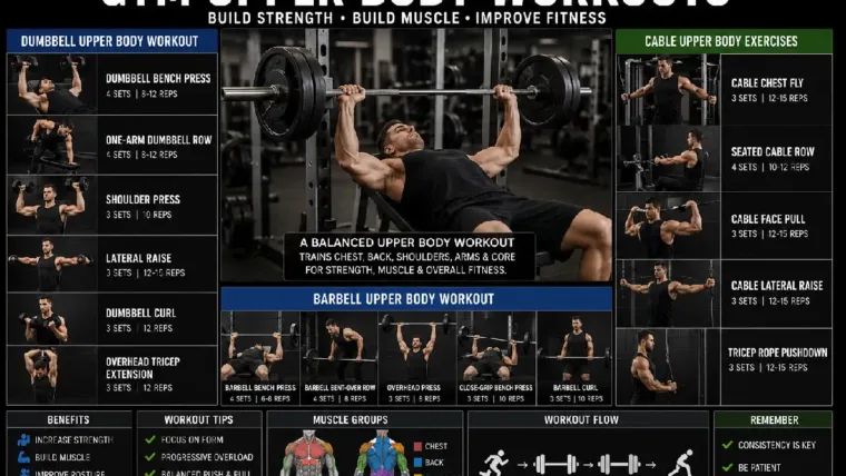 gym upper body workouts