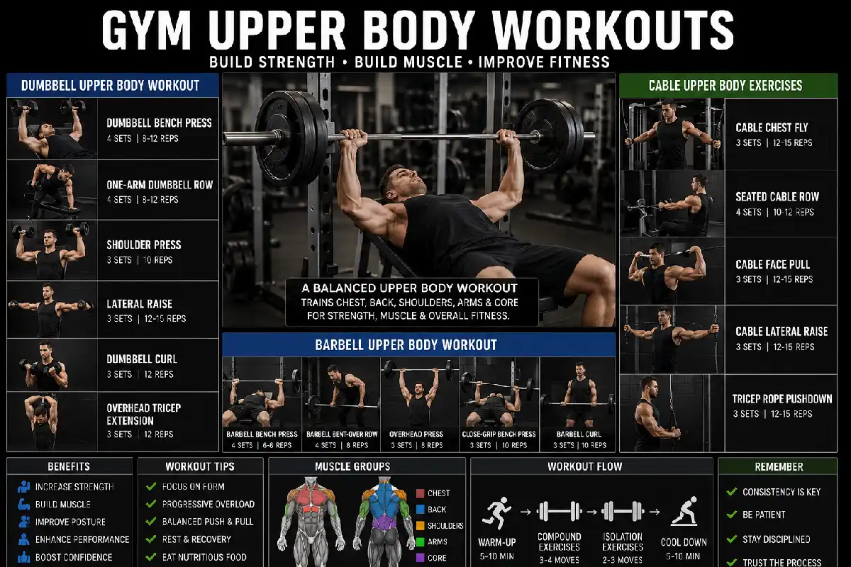 gym upper body workouts