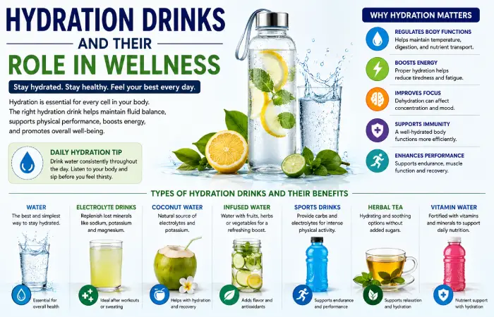 Hydration Drinks and their role in wellness