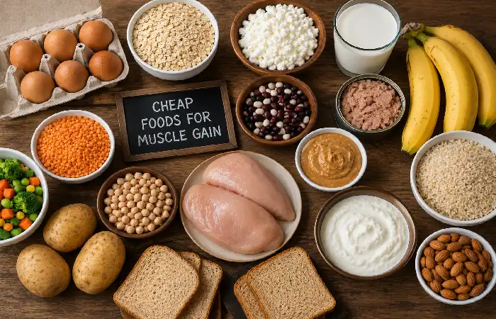 cheap foods for muscle gain