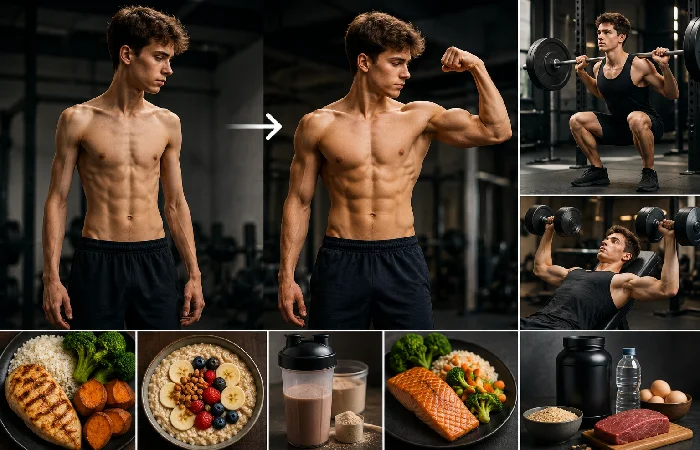 how skinny guys gain muscle