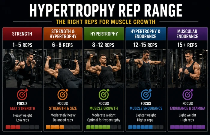 hypertrophy rep range