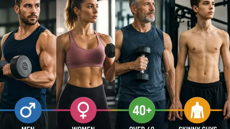 muscle building by demographic