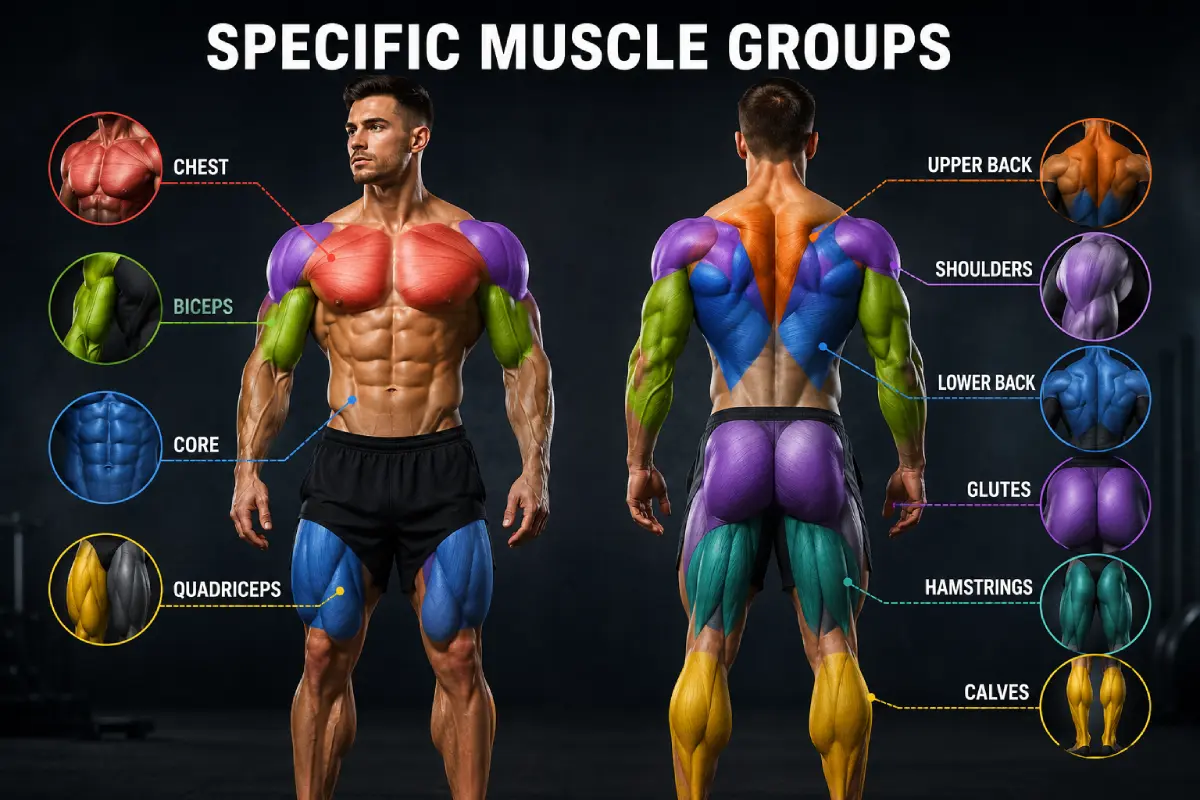 specific muscle groups