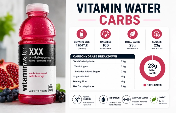 vitamin water carbs