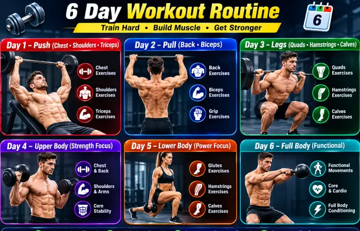 6 day workout routine