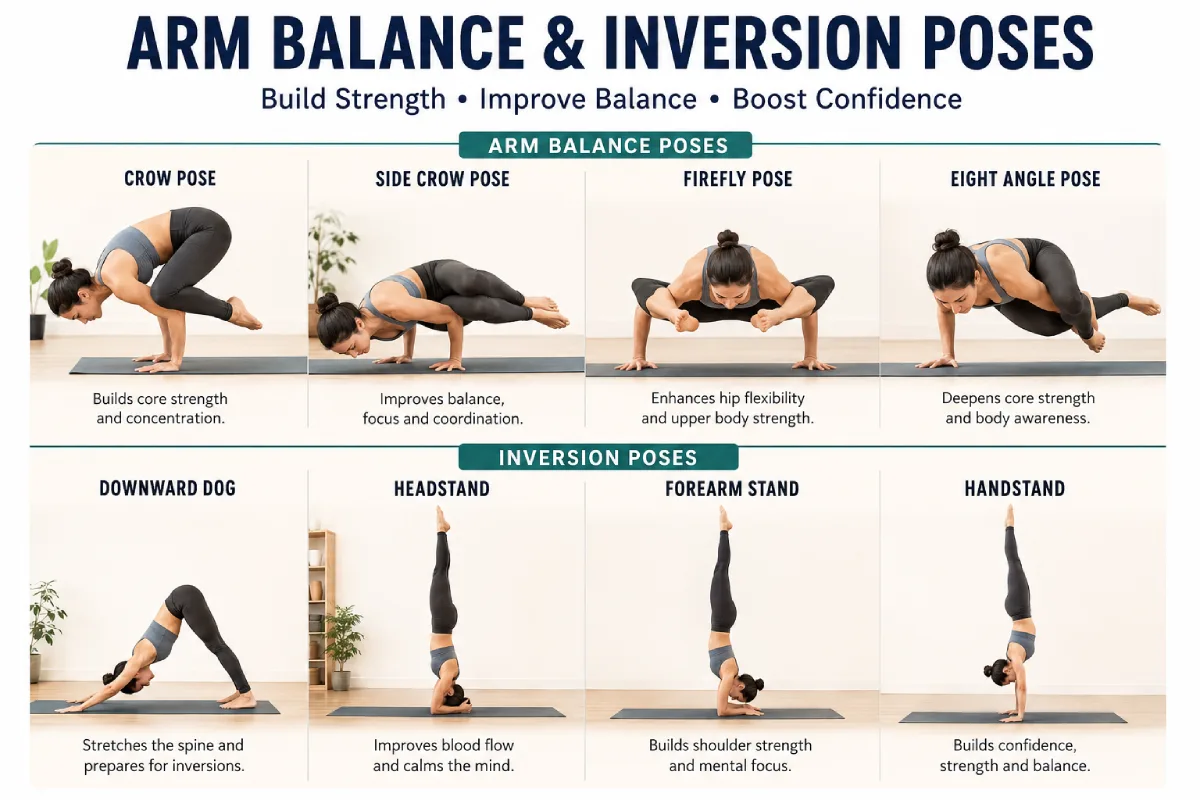arm balance & inversion poses