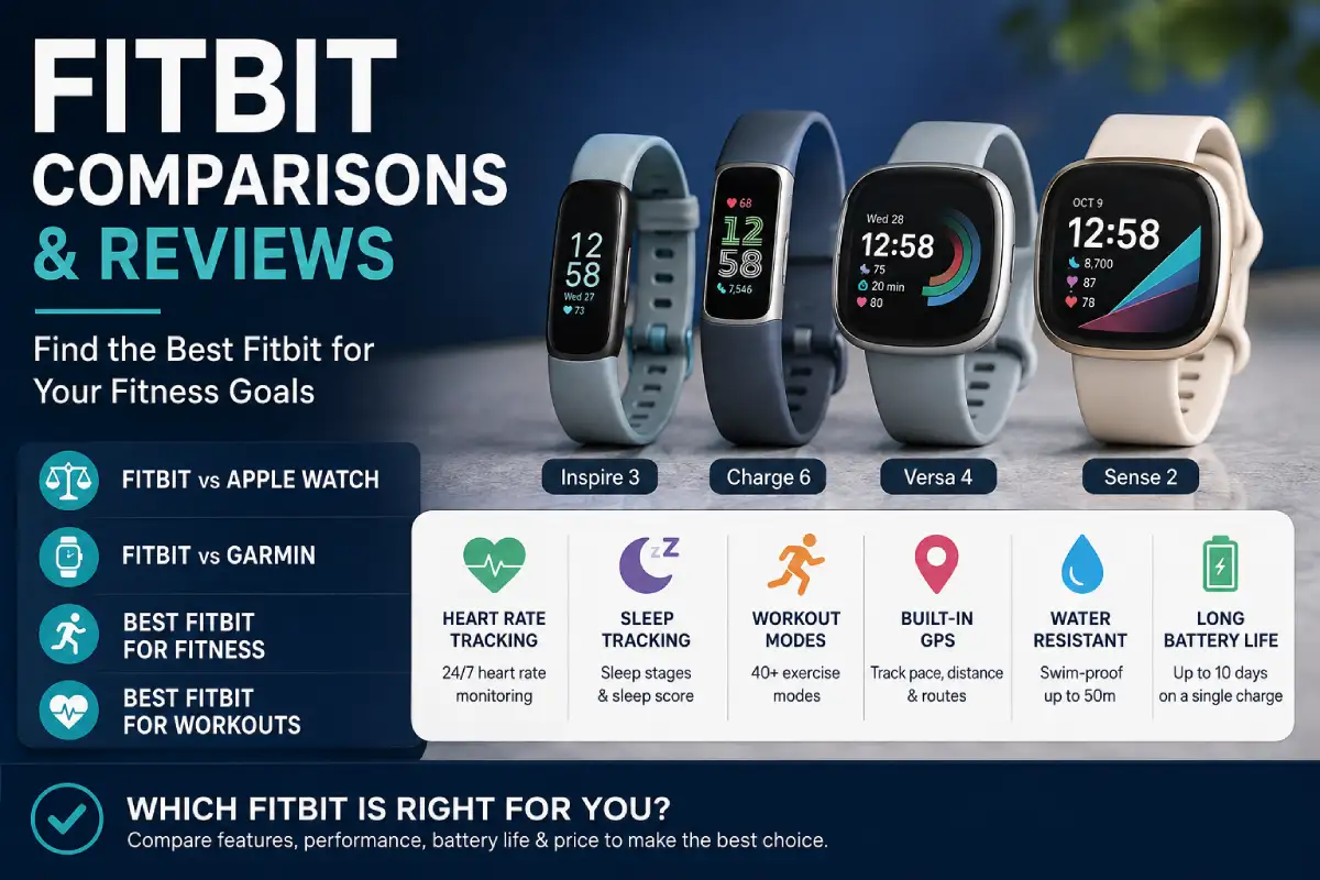 fitbit comparisons & reviews