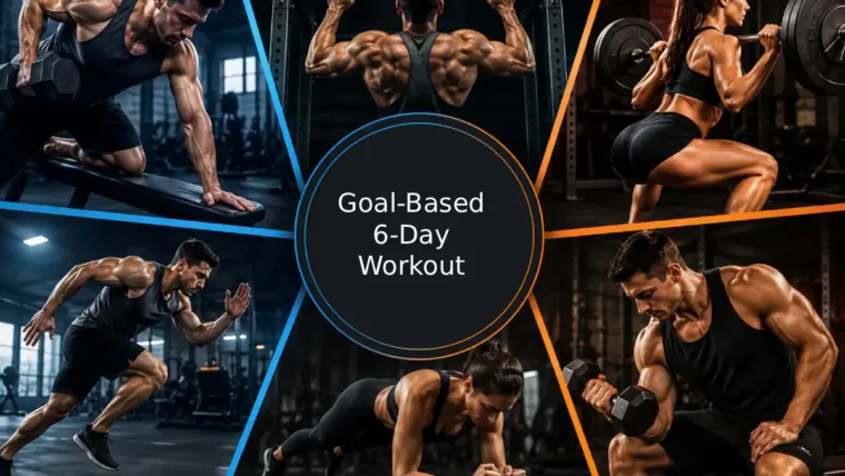 goal-based 6-day workout