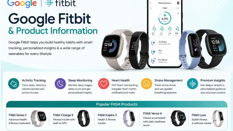 google fitbit & product information