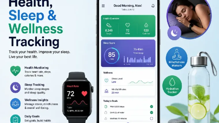 health, sleep & wellness tracking