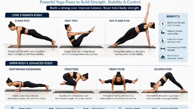 strength & core intensive poses
