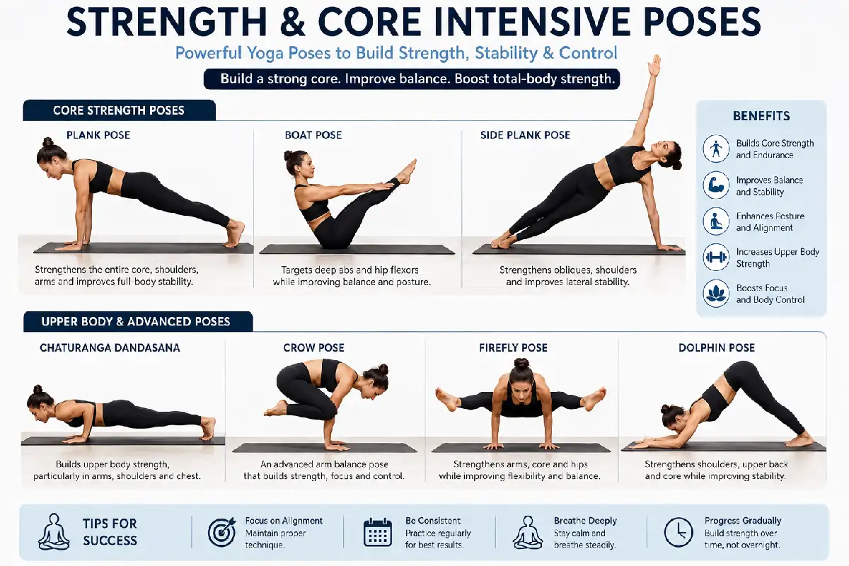 strength & core intensive poses