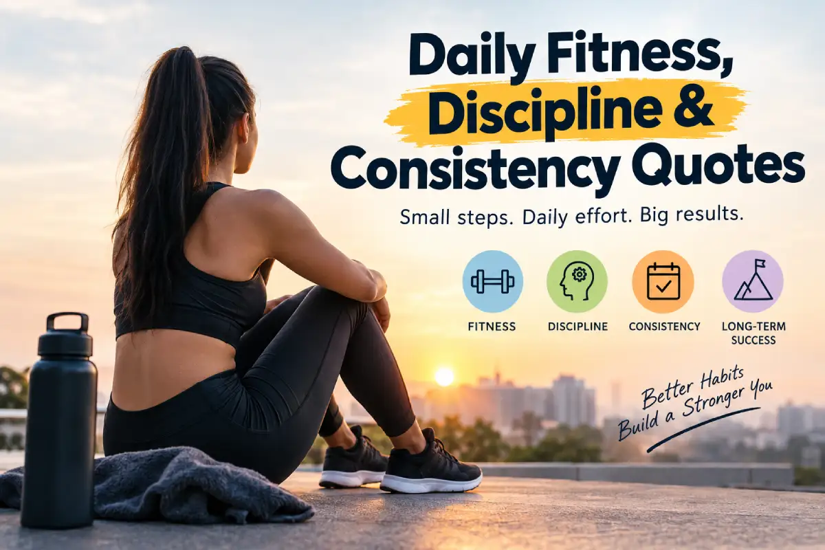 Daily Fitness, Discipline & Consistency Quotes