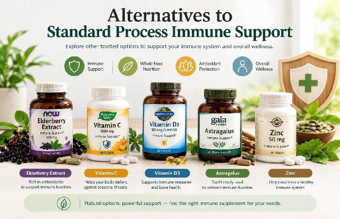 alternatives to standard Process immune support