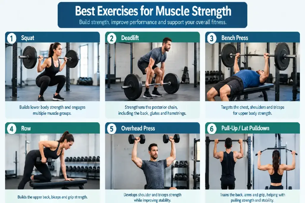 best exercises for muscle strength