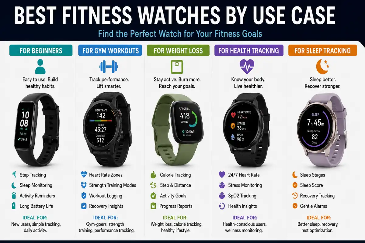 best fitness watches by use case