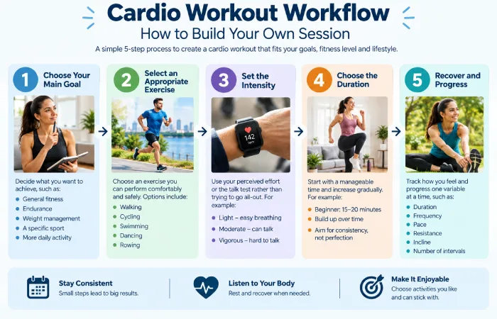 cardio workout workflow