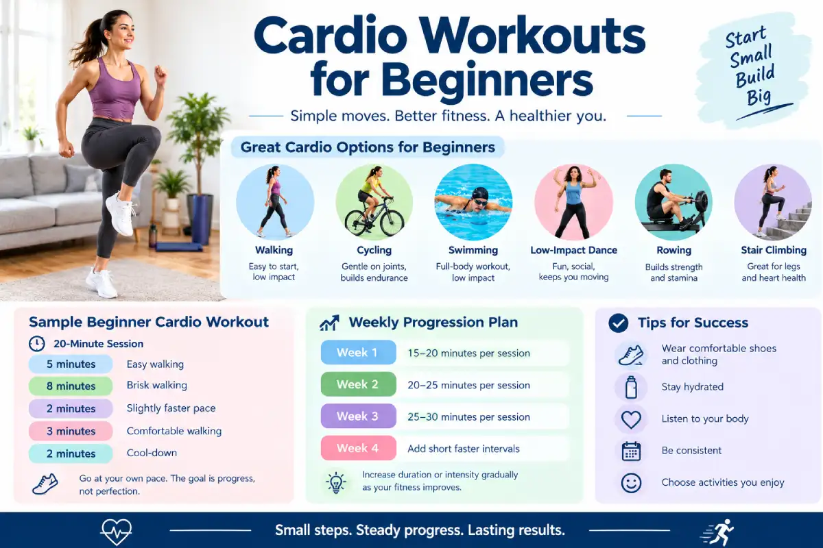 cardio workouts for beginners