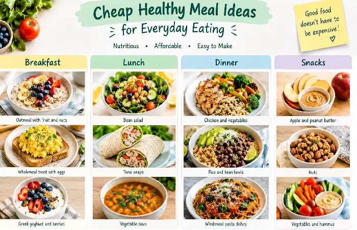 cheap healthy meal Ideas for everyday eating