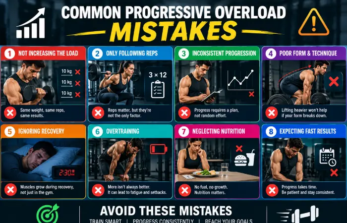 common progressive overload mistakes