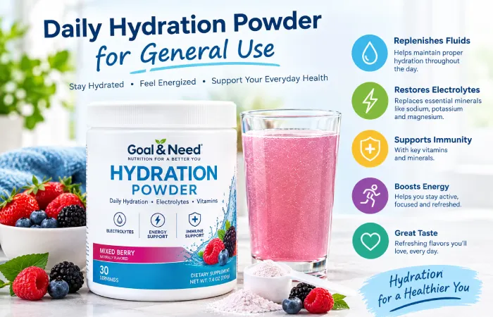 daily hydration powder for general use