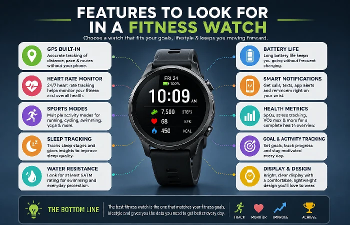 features to look for in a fitness watch