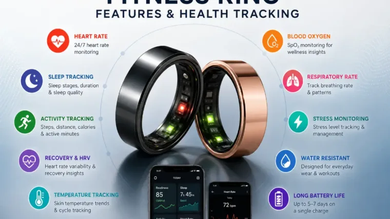 fitness ring features & health tracking