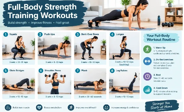 full-body strength training workouts