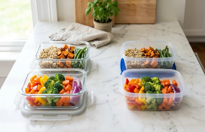 glass vs plastic containers