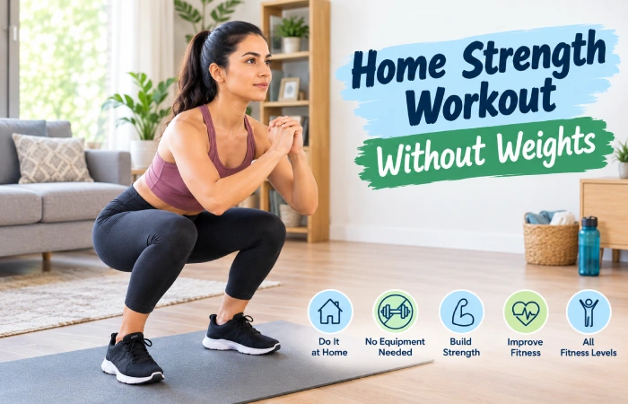 home strength workout without weights