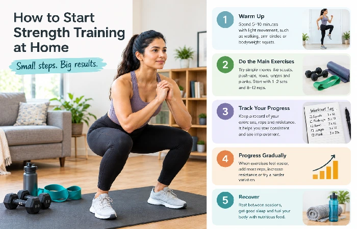 how to start strength training at home
