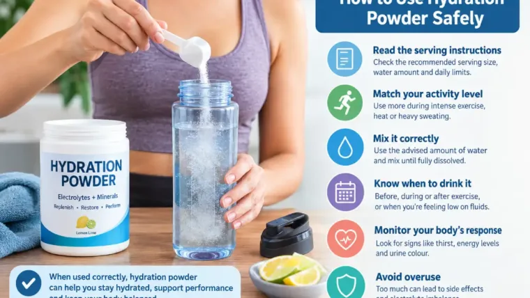 how to use hydration powder safely