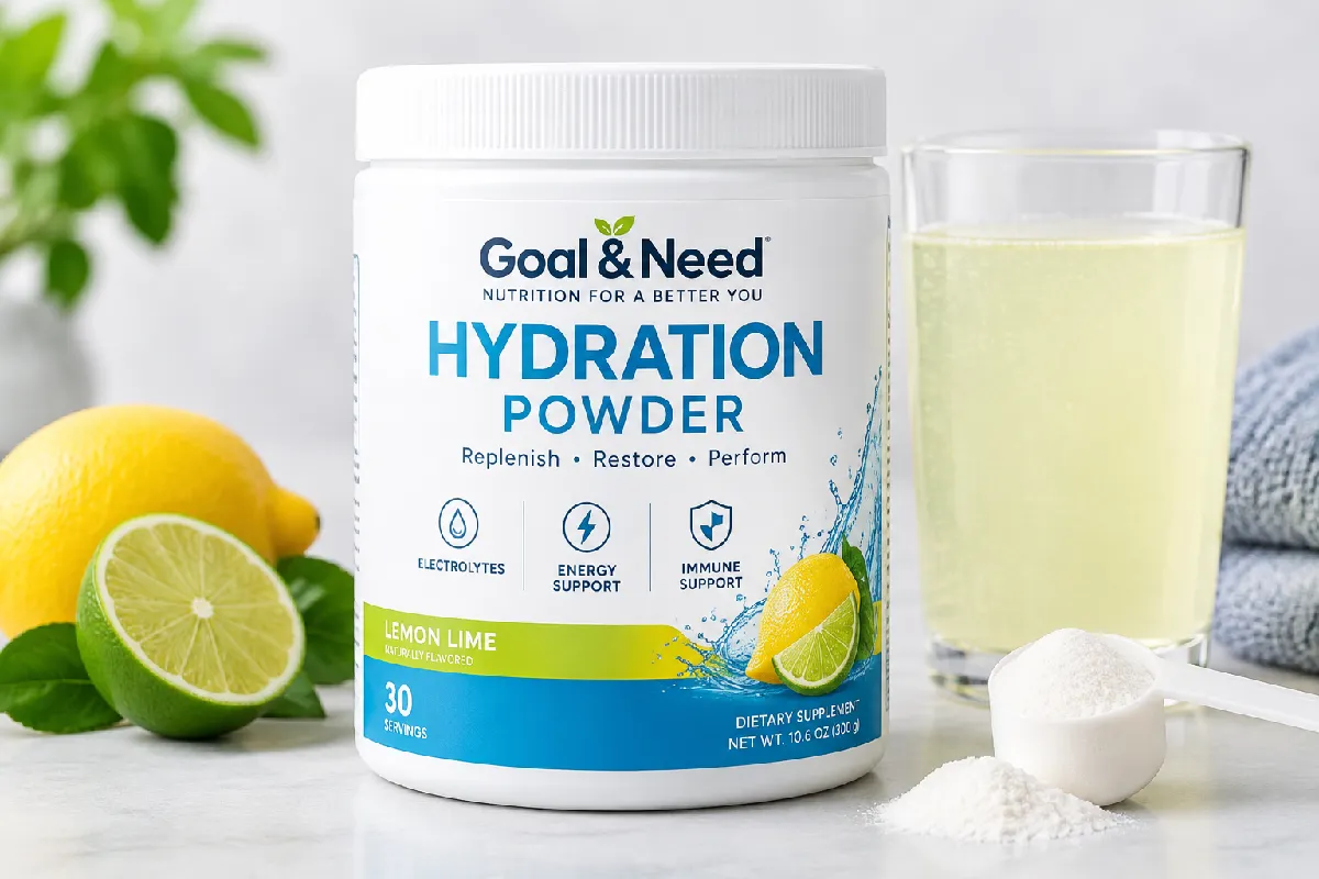 hydration powder by goal & need