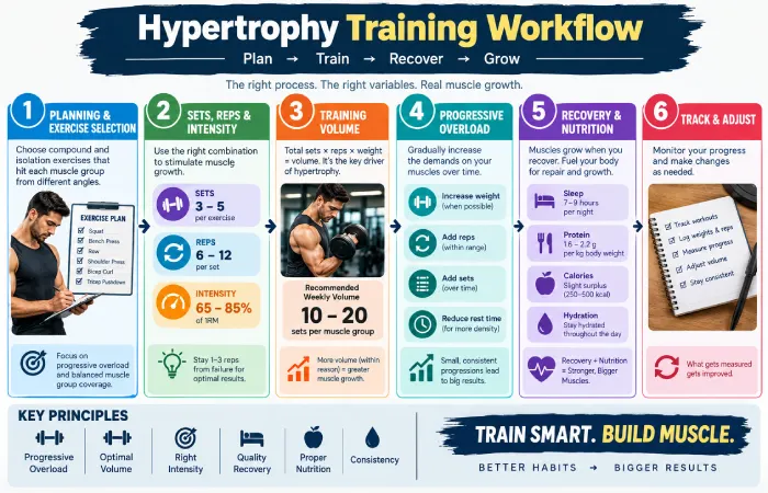 hypertrophy training workflow