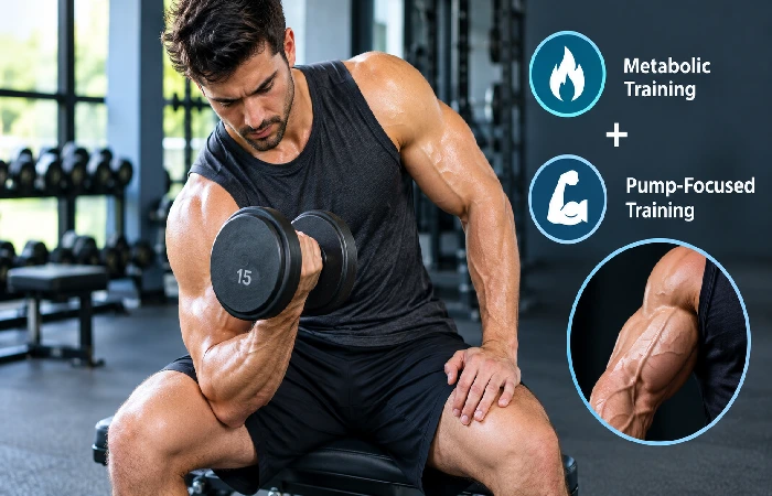metabolic and pump-Focused hypertrophy training
