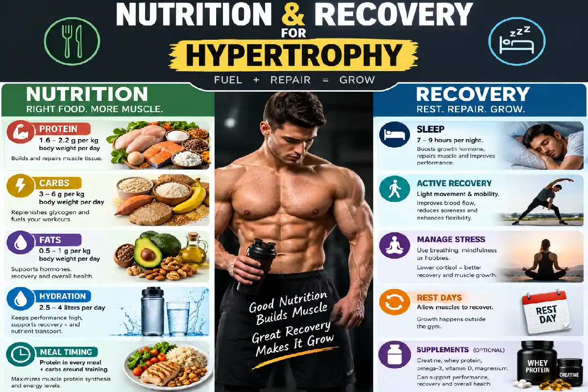 nutrition & recovery for hypertrophy