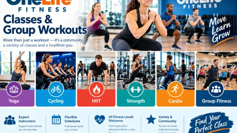one life fitness classes & group workouts